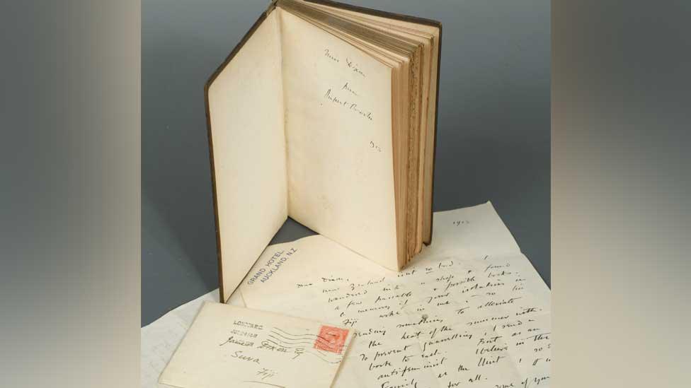 Rupert Brooke letters and a book