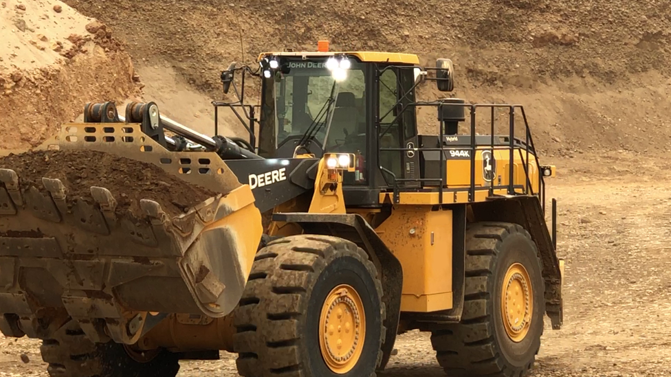 Large remote-controlled loader