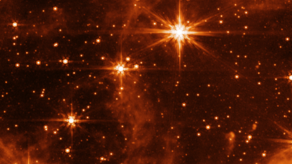 James Webb telescope image of nearby galaxy