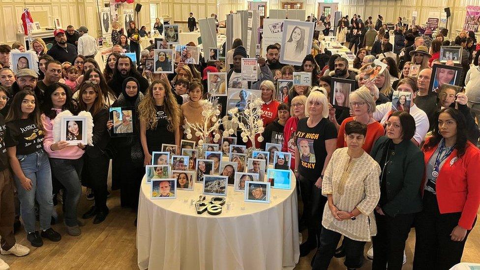 Families who lost loved ones at Newham Town Hall