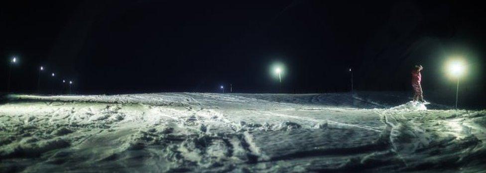 Night snowsports at Lowther Hills Ski Club