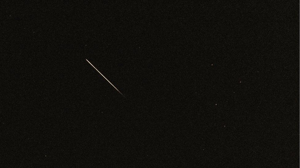 Perseid meteor shower in Scarborough