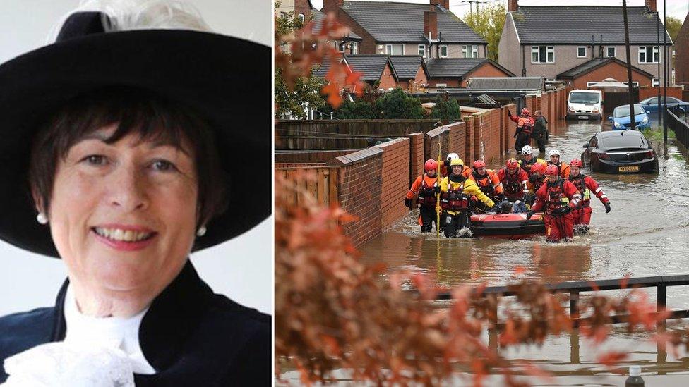 Annie Hall and flooding in Doncaster