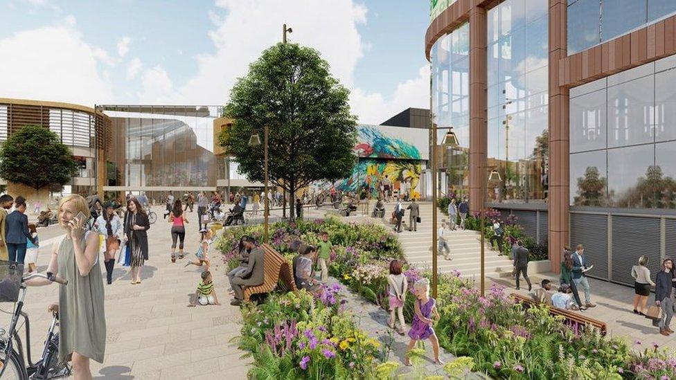 Nottingham City Council Broadmarsh area plans