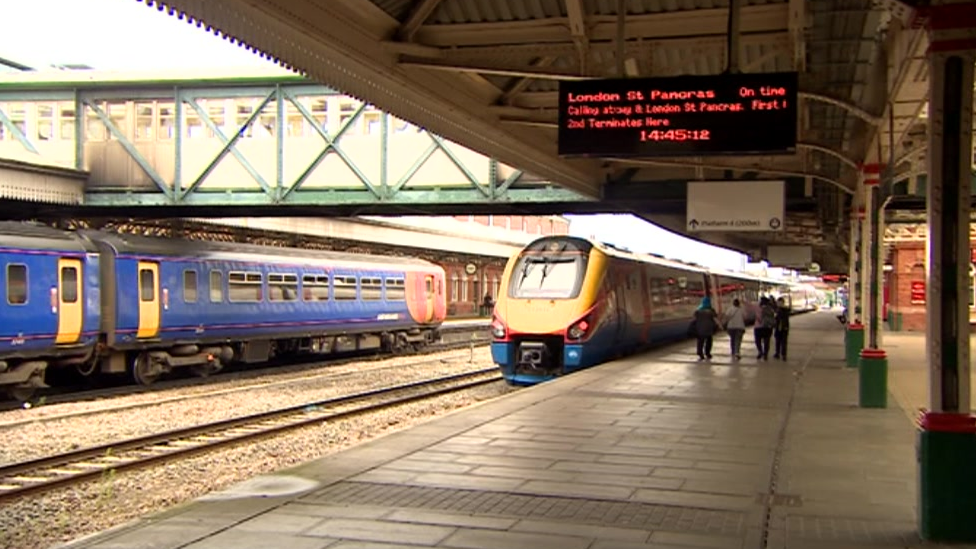 Train at platform