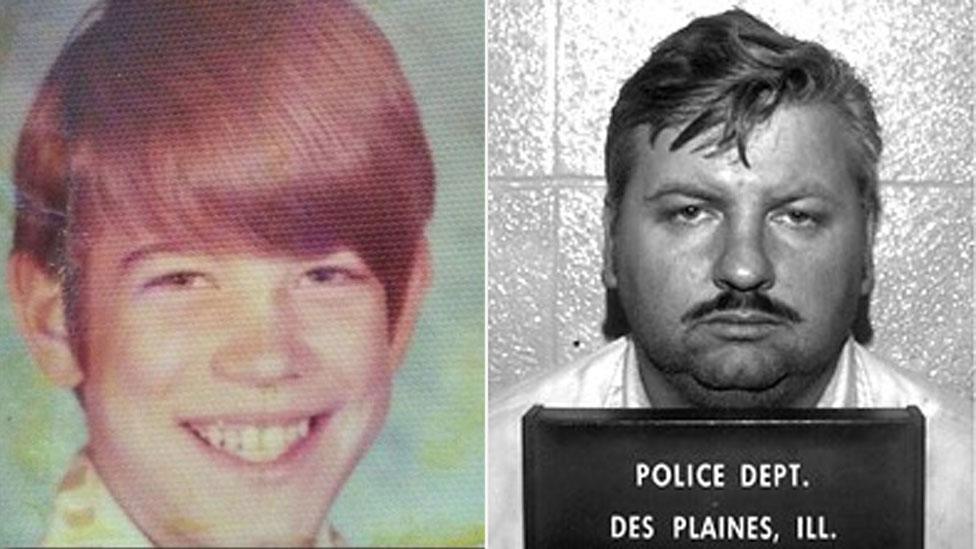 James Byron Haakenson (L) and John Wayne Gacy