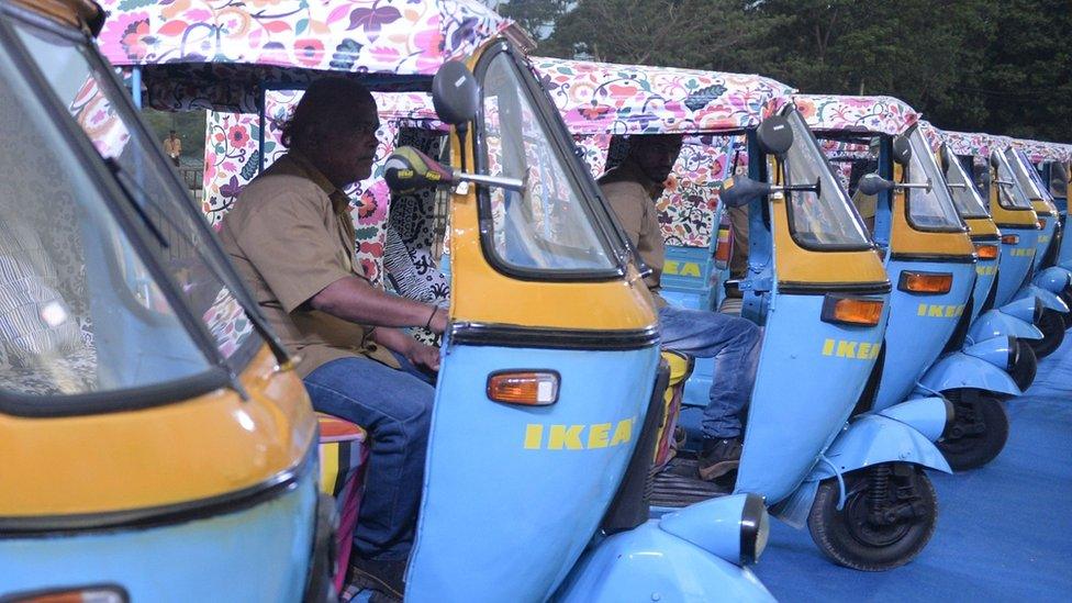 Ikea rickshaws