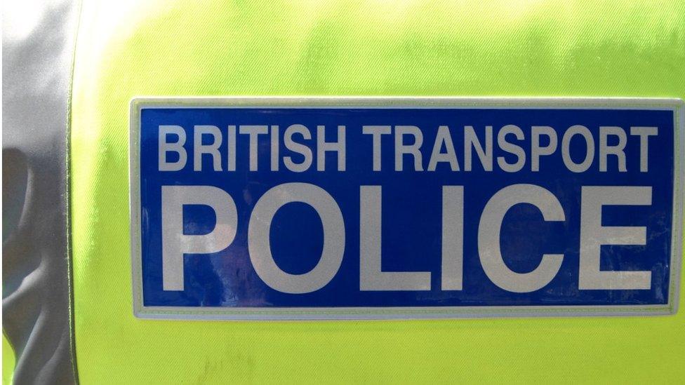 British transport police sign