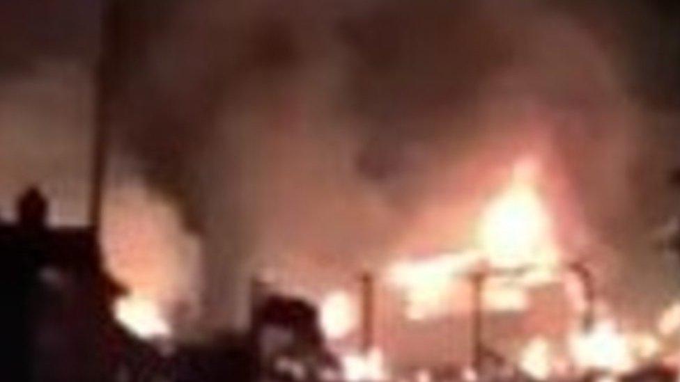 Nottingham Cattle Market fire