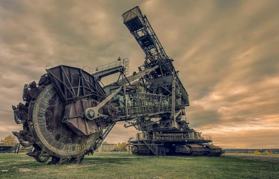 Abandoned machinery