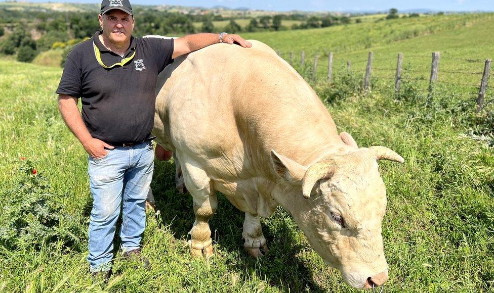 Claudio Lauteri, who owns a farm near Rome that has been in his family for four generations