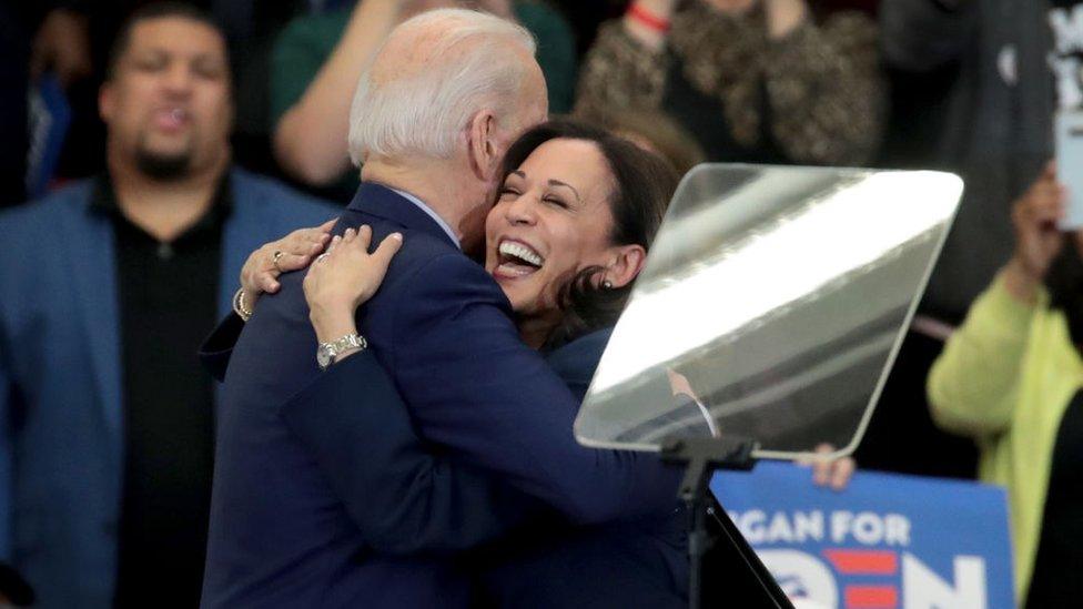 Senator Kamala Harris at Biden rally