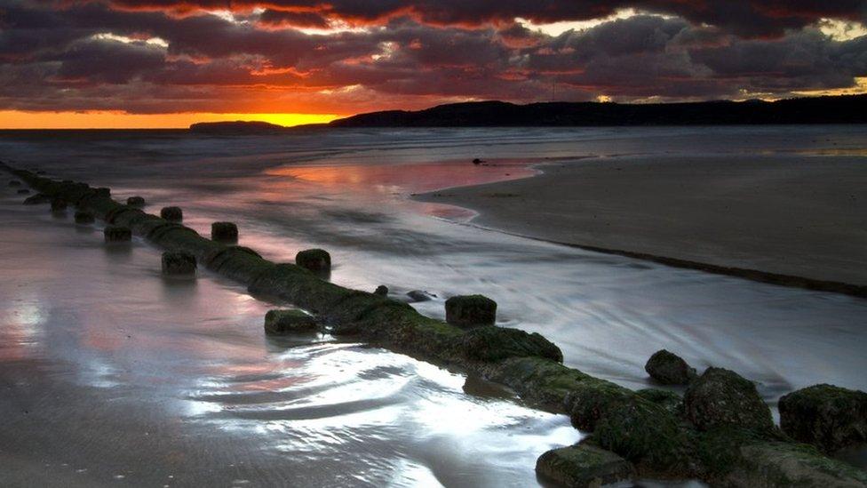 Benllech, Anglesey at sunset