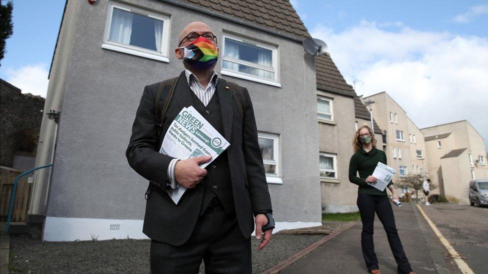 Scottish Green co-leaders Patrick Harvie and Lorna Slater