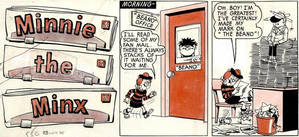 Minnie the Minx strip