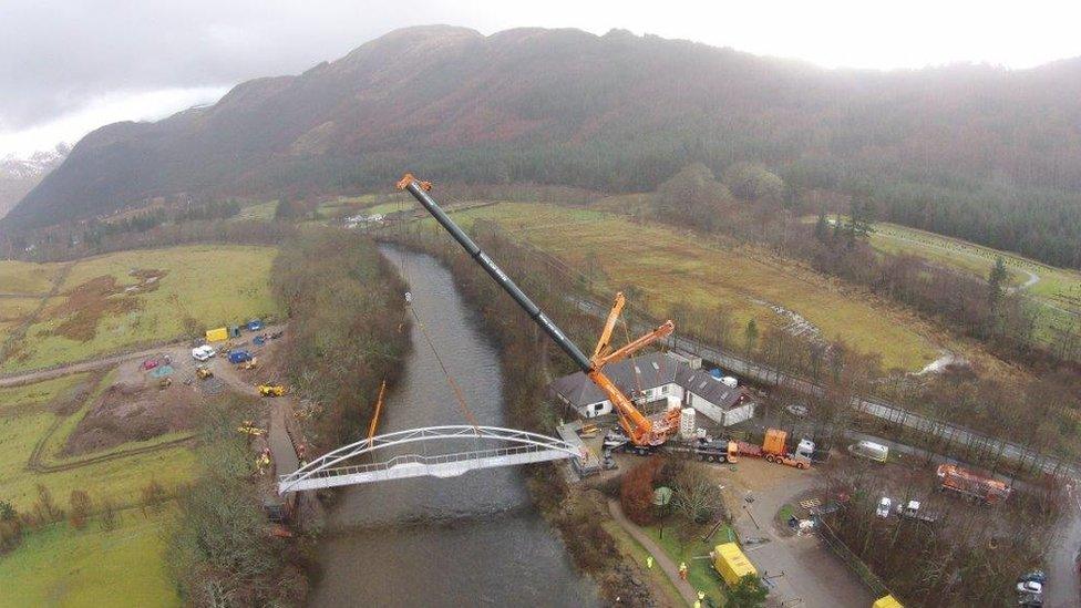 Glen Nevis footbridge