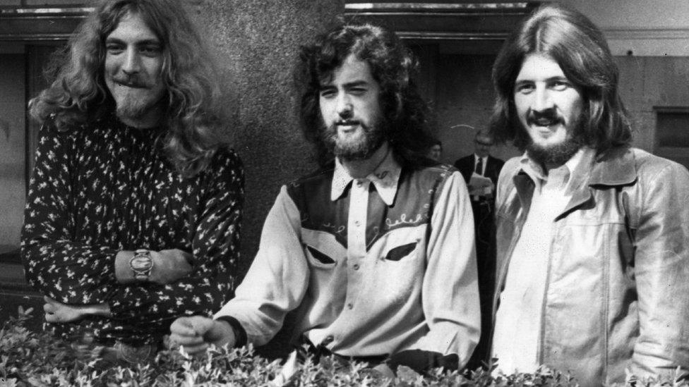 Led Zeppelin in 1970