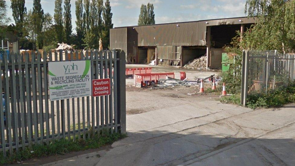 Waste and recycling centre in Lufton Trading Estate