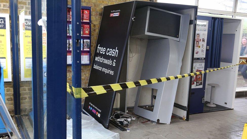 Broxbourne station ram raid