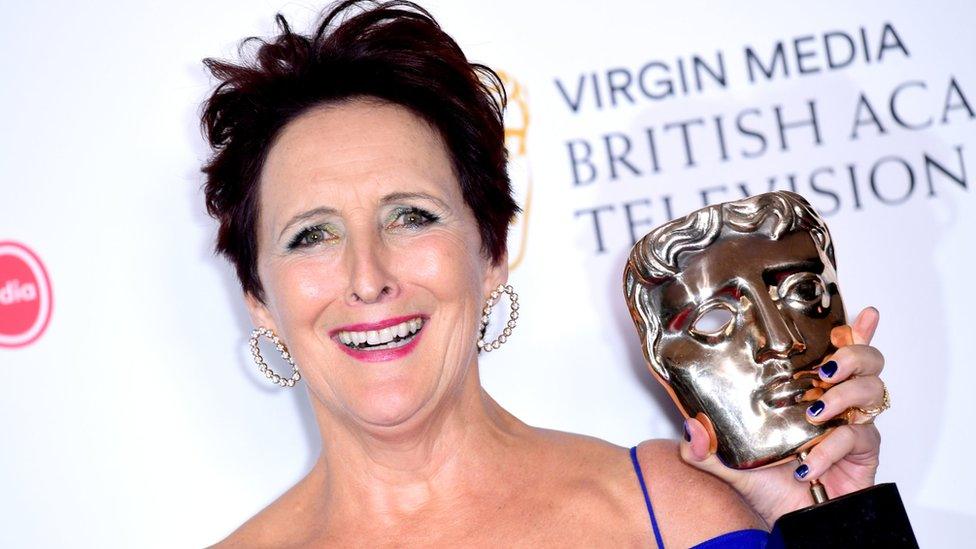 Fiona Shaw at the Baftas