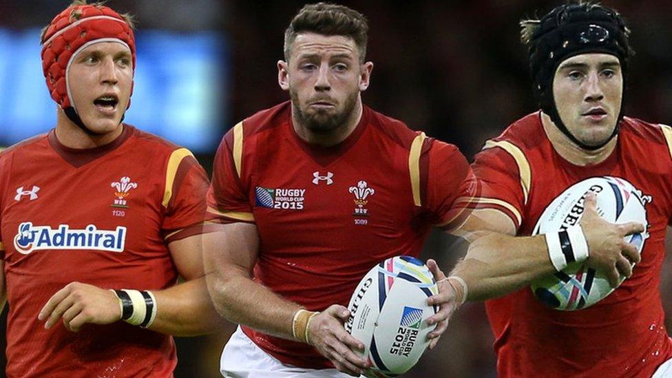Tyler Morgan, Alex Cuthbert and Matthew Morgan