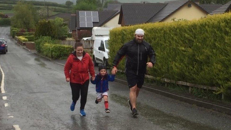 family running