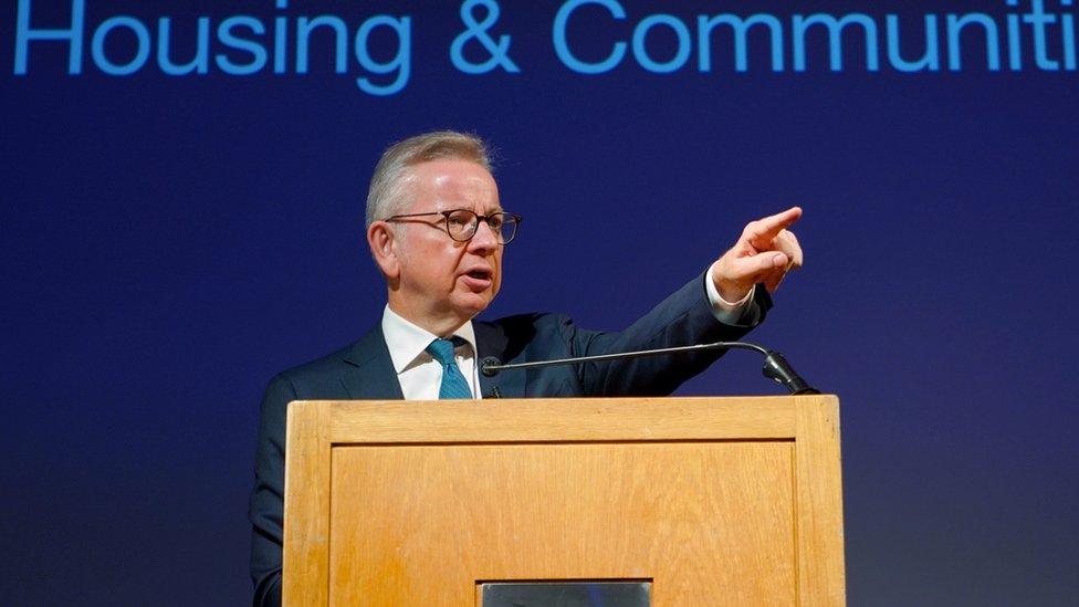 Michael Gove delivers a speech