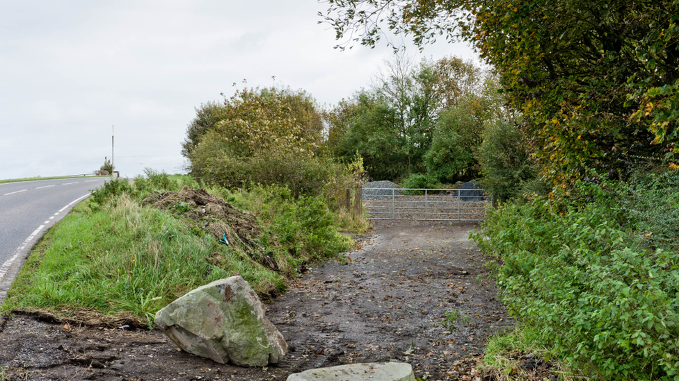 The scene where Tom Oliver was found