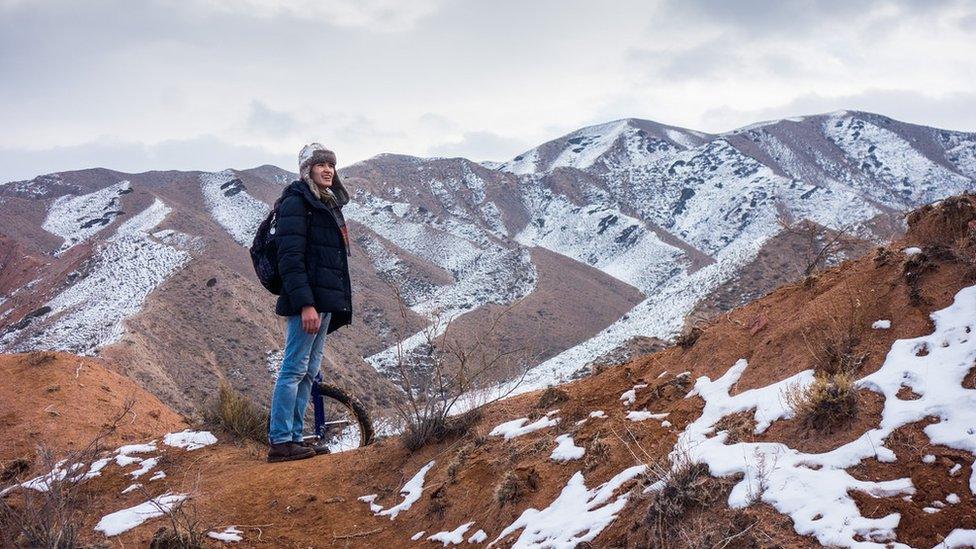 Ed Pratt on his round the world unicycle challenge