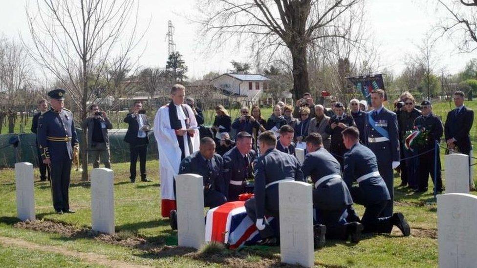 Funeral for WO John Henry Coates