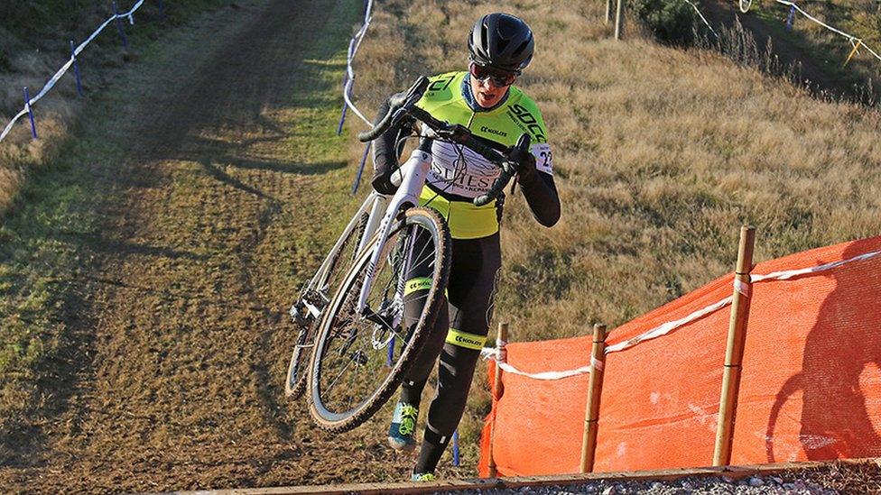 Cyclocross racing at Trinity Park in Ipswich