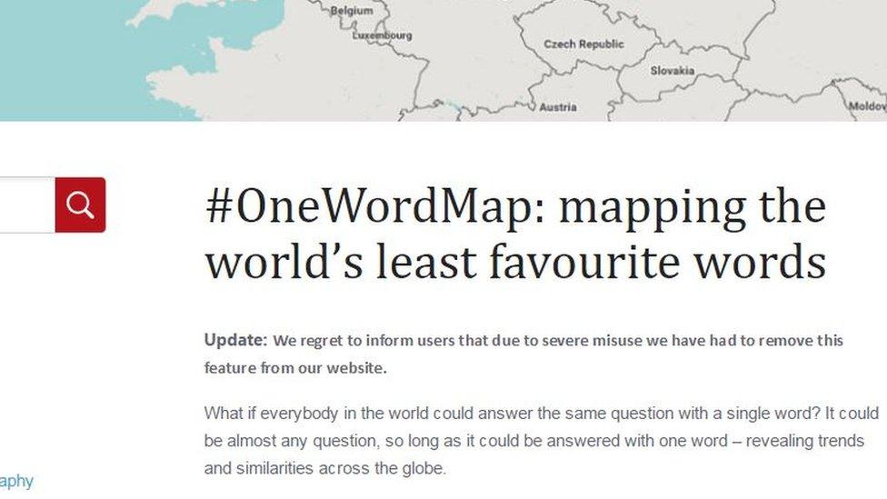 The OneWorldMap website