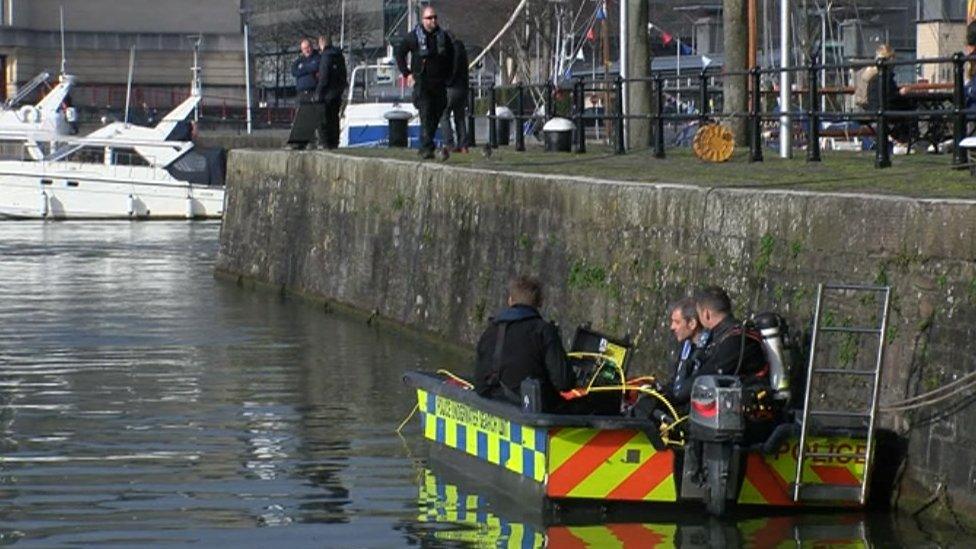 Lewis Ball police diver search