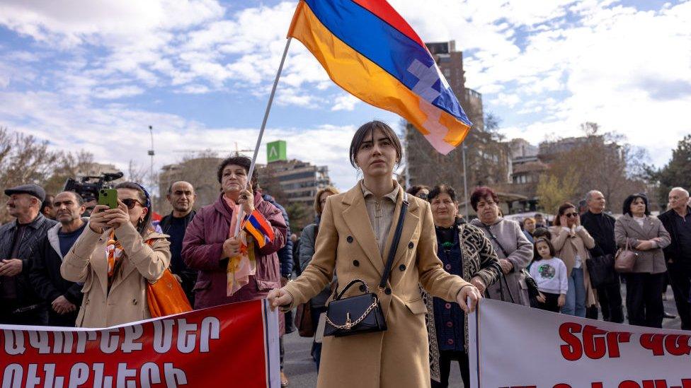 Rally of Karabakh Armenians