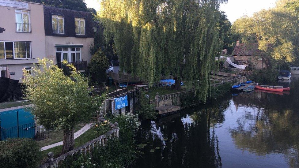 The Old Mill Hotel garden