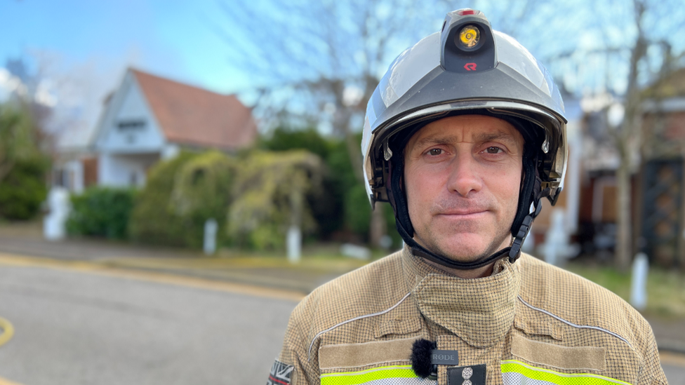 Essex Fire and Rescue Service Commander Mark Elliott