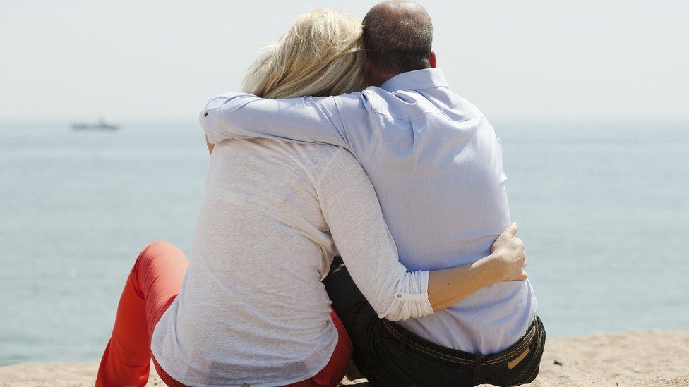 Couple on beach