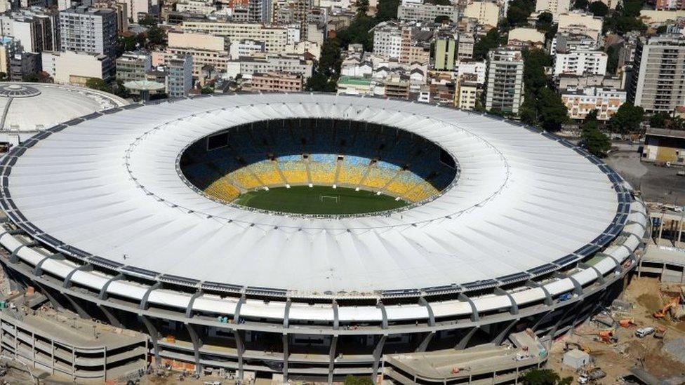 Maracana (Mario Filho) Stadium in Rio de Janeiro, Brazil, 2016.