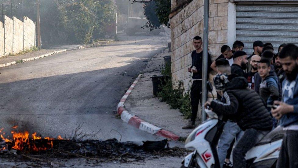 Palestinians gathered in Jenin (07/03/23)