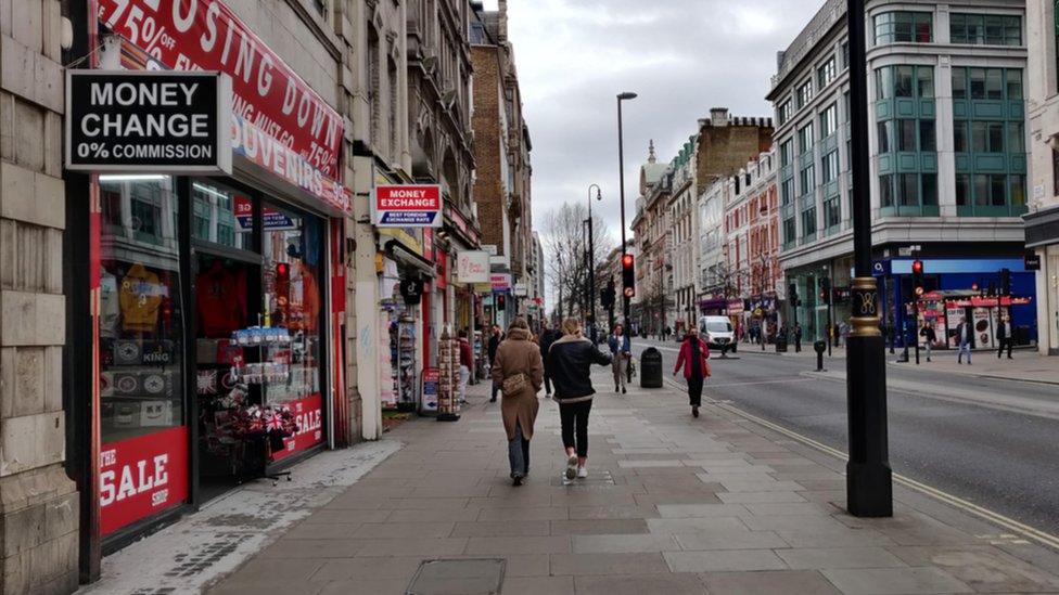 People on Oxford Street