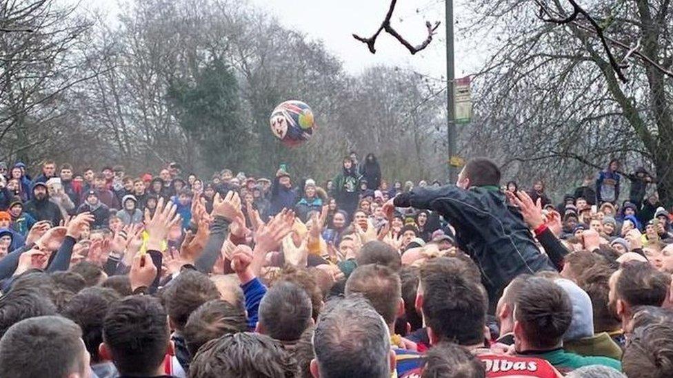 Day two of Shrovetide Football 2022