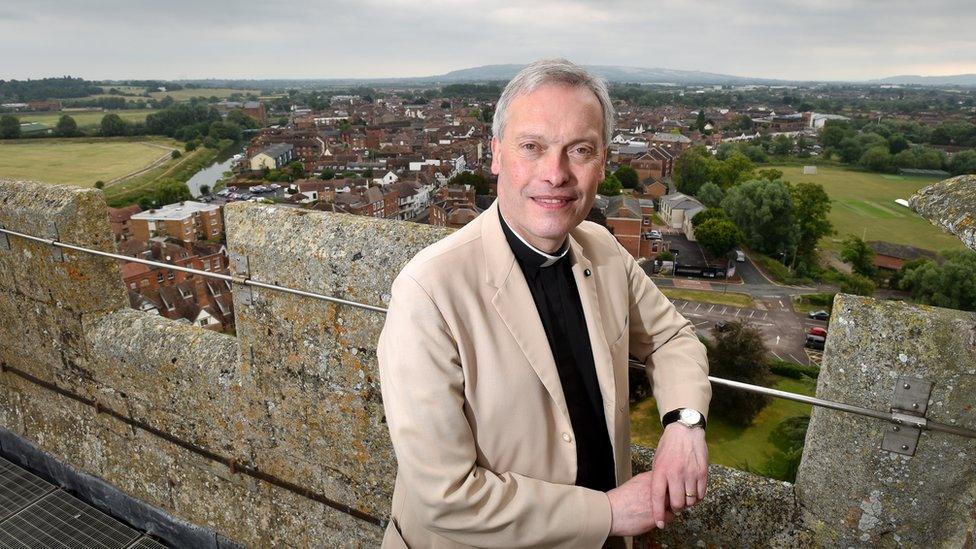 Paul Williams, vicar of Tewkesbury Abbey