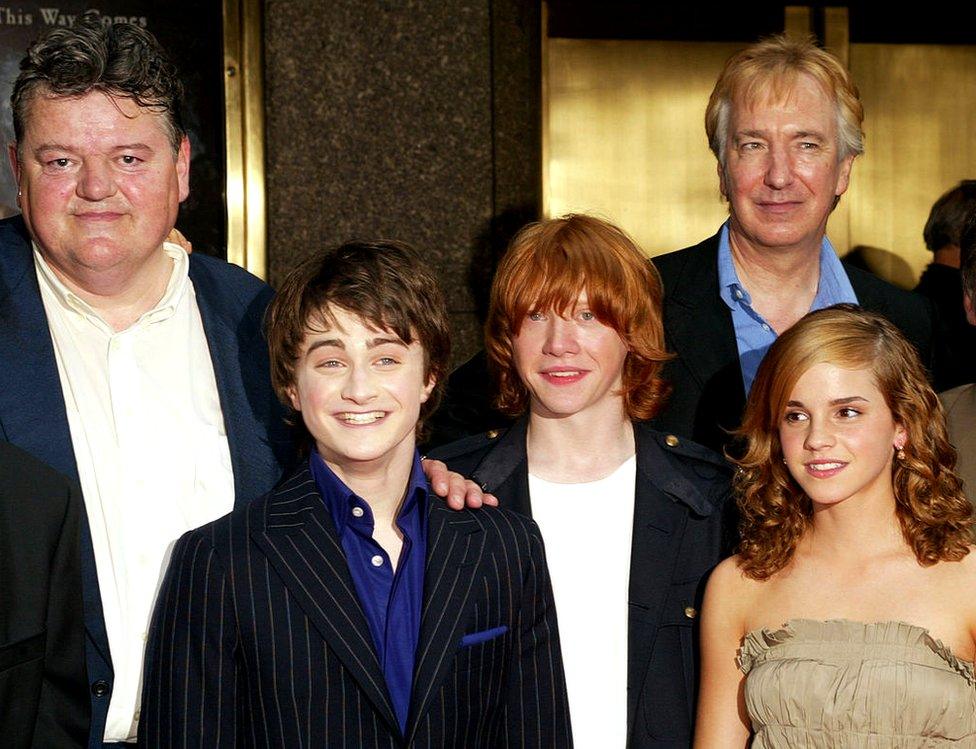 The cast of Harry Potter