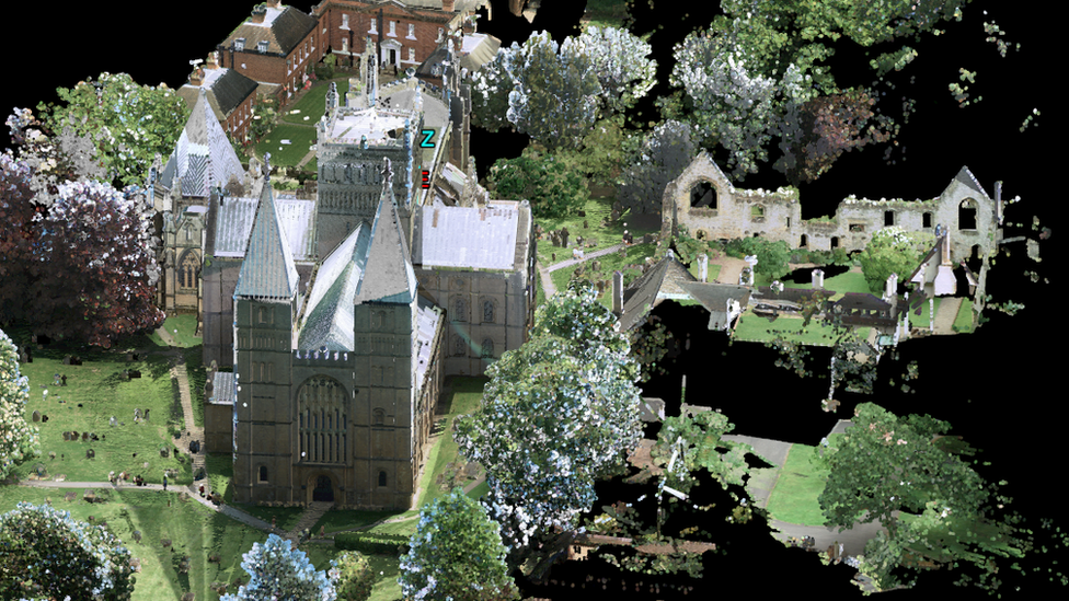 3D scan of Southwell Minster