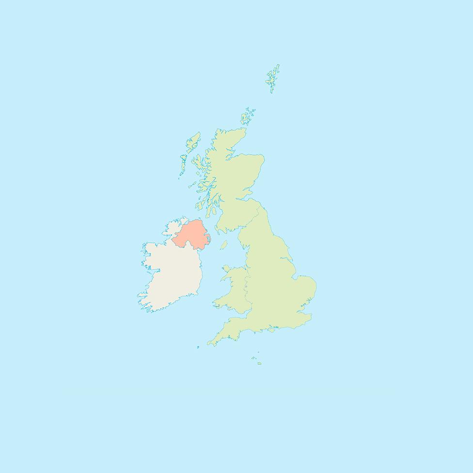 UK and Ireland map