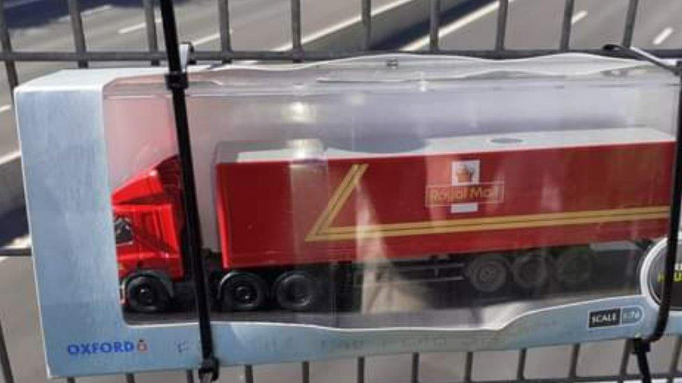 Model Royal mail lorry