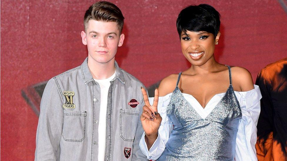 Jamie Miller and Jennifer Hudson