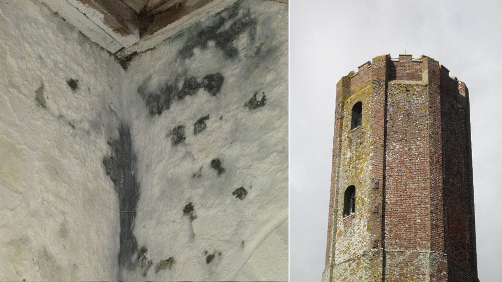 Naze Tower damage