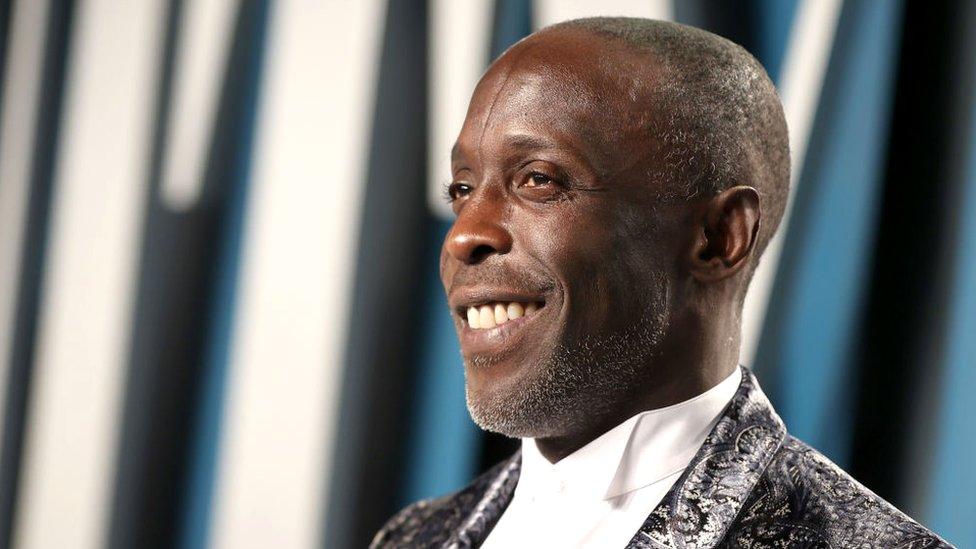 Michael K Williams attends the 2020 Vanity Fair Oscar Party in Beverly Hills, California