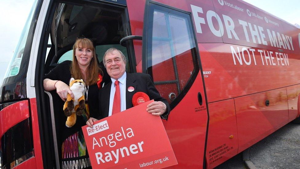 Angela Rayner and John Prescott